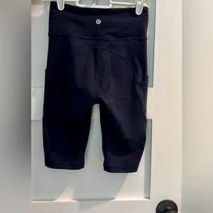 Like new lululemon biker shorts in navy size 2